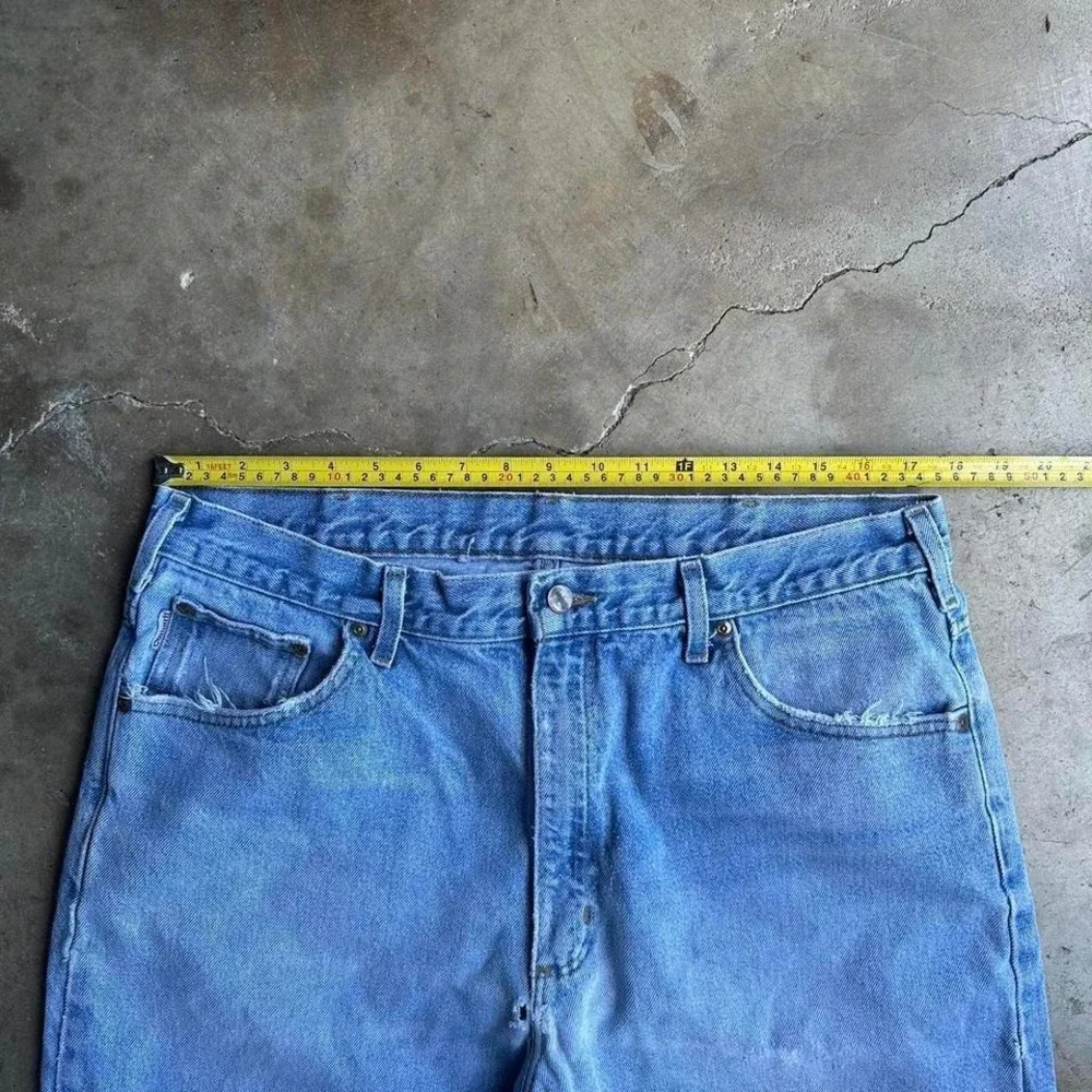 Vintage Carhartt light blue denim jeans